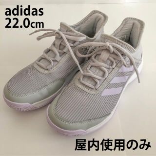 アディダス(adidas)の＊屋内使用のみ＊ adidas ジュニアスニーカー 22.0cm(スニーカー)