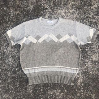 ムッシュニコル(MONSIEUR NICOLE)の80’s アーカイブ ムッシュニコル MONSIEUR NICOLE 半袖ニット(Tシャツ/カットソー(半袖/袖なし))