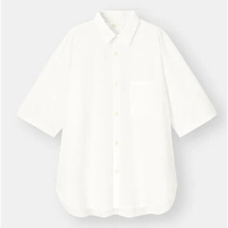 ジーユー(GU)のブロード　オーバーサイズ　シャツ　GU 5分袖(シャツ)