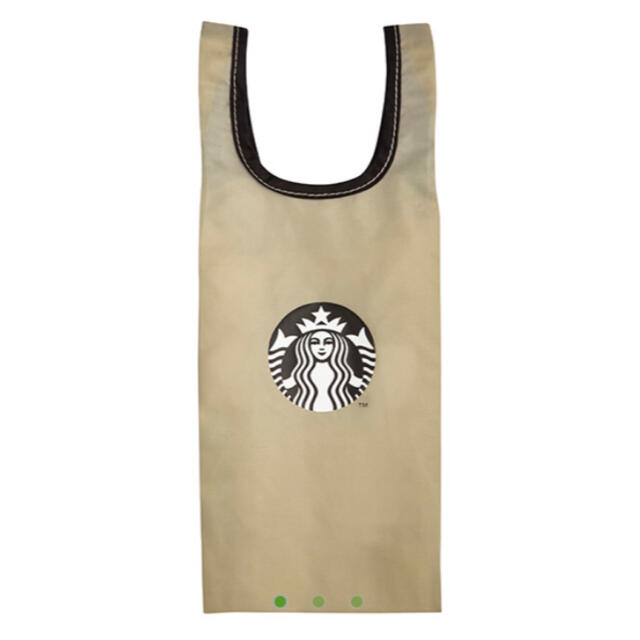 Starbucks Coffee(スターバックスコーヒー)の値下げ！スタバ　サマードリンクホルダー　ナイロン　ベージュ レディースのバッグ(エコバッグ)の商品写真
