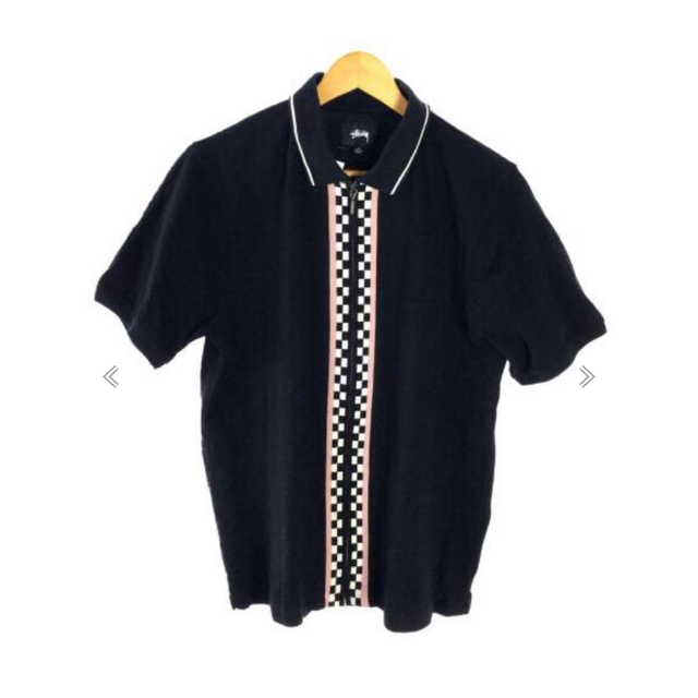 STUSSY ジップアップ ポロシャツ - ポロシャツ