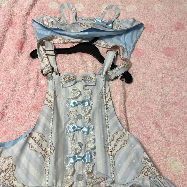 Angelic Pretty(アンジェリックプリティー)のFantasic Carnivalサロペット単品　サックス レディースのパンツ(サロペット/オーバーオール)の商品写真