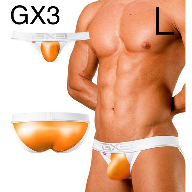 【Orange:Ｌ】GX3 GLOSS NEON アスレティック ブリーフパンツ メンズのアンダーウェア(その他)の商品写真