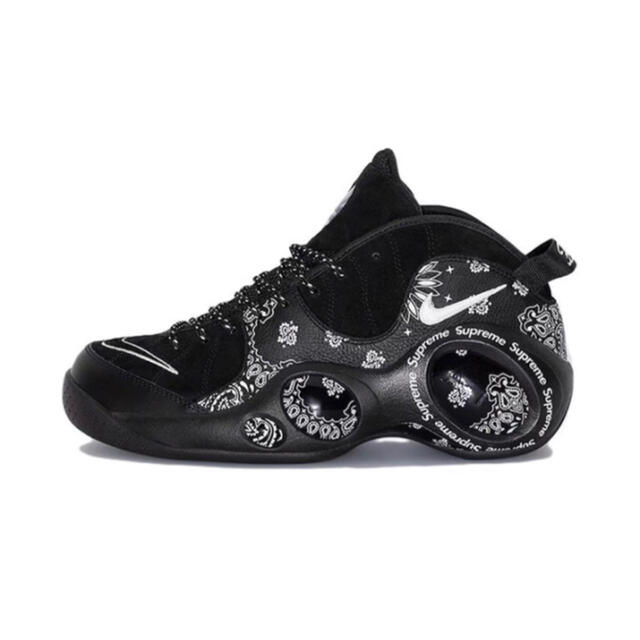 26.5cm Supreme Air Zoom Flight 95 blackメンズ