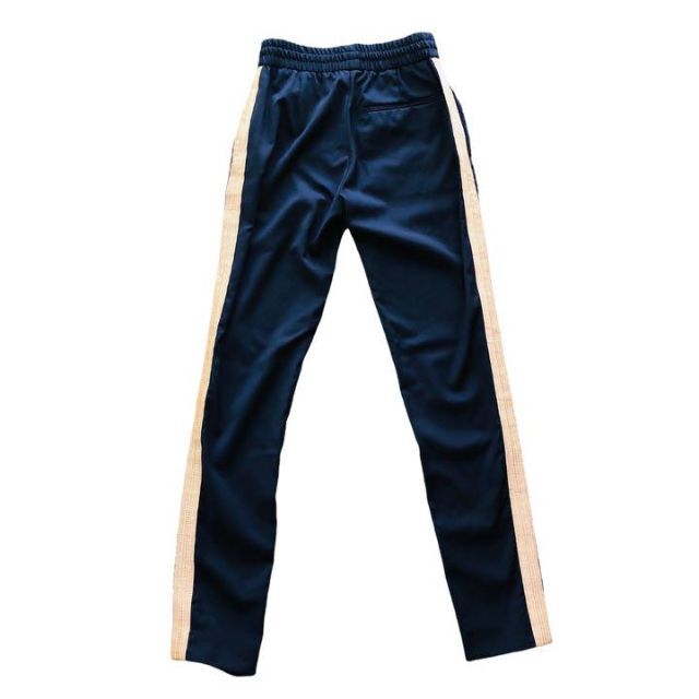 Palm Angelsパームエンジェルス ライン入りパンツ ネイビーゴールド