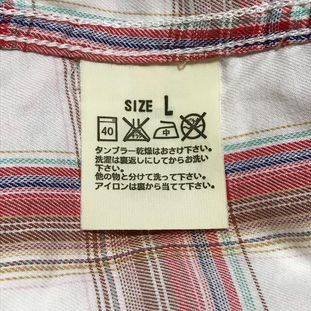 チェック柄シャツ レディースのトップス(シャツ/ブラウス(長袖/七分))の商品写真