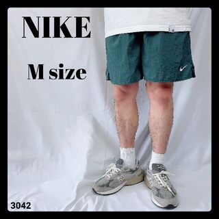 ナイキ(NIKE)の90's Vintage NIKE ナイキ ハーフパンツ 緑 グリーン Mサイズ(ショートパンツ)