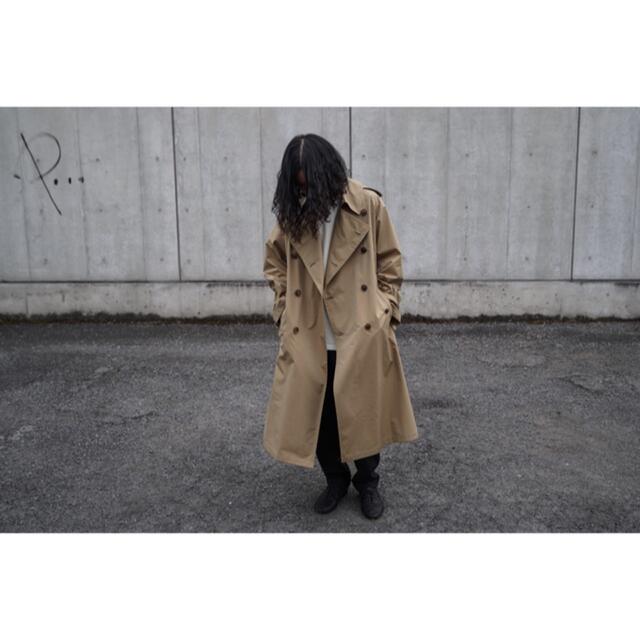 AURALEE 20SS FinxPolyesterBigTrenchCoat