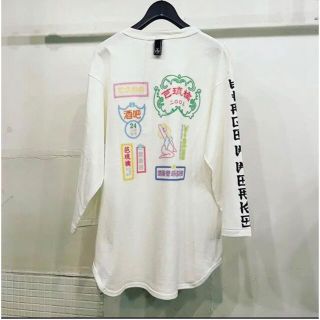 ヴァルゴ(VIRGO)のヴァルゴKOWLOON VG 7分丈T白 ネオン風【VIRGO】(Tシャツ/カットソー(半袖/袖なし))