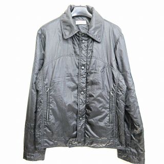 ドリスヴァンノッテン(DRIES VAN NOTEN)のドリスヴァンノッテン 中綿 ライダース ジャケットジップアップ  黒 (ライダースジャケット)