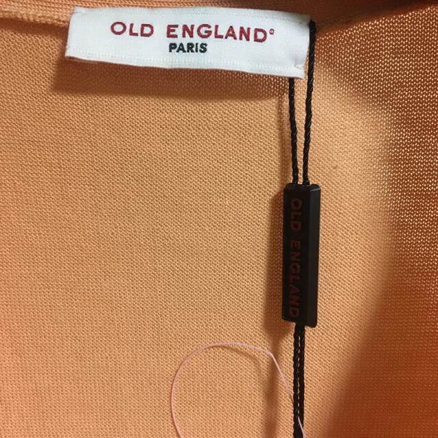 OLD ENGLAND(オールドイングランド)のOLDENGLAND オールドイングランド オレンジ ロングカーディガン レディースのトップス(カーディガン)の商品写真