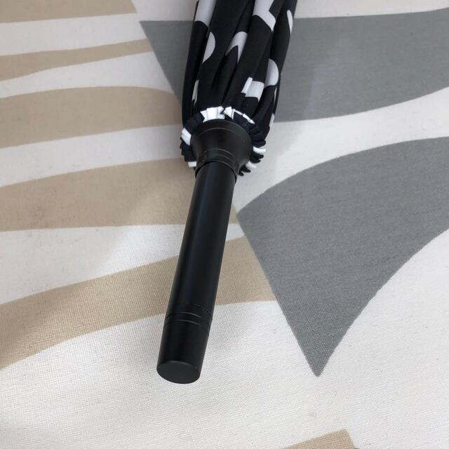 marimekko(マリメッコ)の新品 marimekko Stick MARILOGO マリロゴ 長傘 ブラック レディースのファッション小物(傘)の商品写真