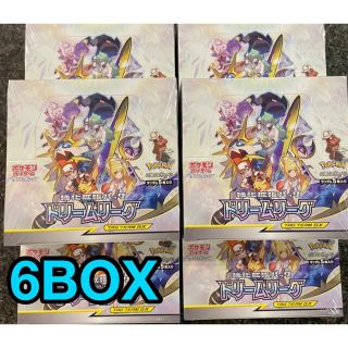 ポケモン(ポケモン)のポケモンカードドリームリーグ新品未開封6box シュリンク付き(Box/デッキ/パック)