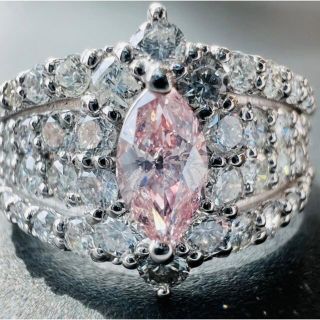 新作です☆PTピンクダイヤモンドリング PD:0.262ct D:1.04ct(リング(指輪))