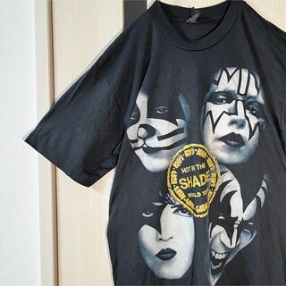 アートヴィンテージ(ART VINTAGE)のKISS キッス tシャツ バンドT シングルステッチ　リプリント　メンズ　L(Tシャツ/カットソー(半袖/袖なし))