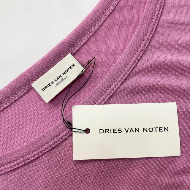 DRIES VAN NOTEN(ドリスヴァンノッテン)の未使用 DRIES VAN NOTEN 長袖カットソー ピンクM レディースのトップス(カットソー(長袖/七分))の商品写真