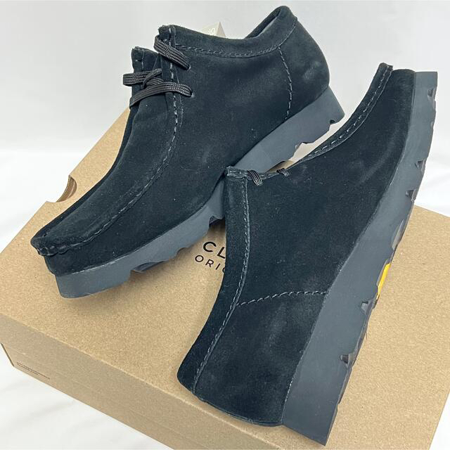 Clarks(クラークス)のクラークス Wallabee ワラビー 黒 ゴアテックス Clarks GORE メンズの靴/シューズ(スリッポン/モカシン)の商品写真