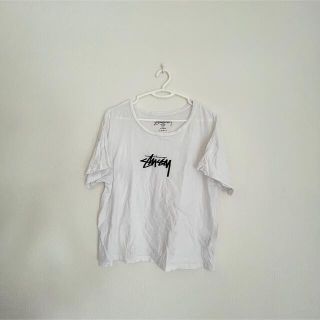 ステューシー(STUSSY)のSTUSSY ロゴTシャツ 半袖Tシャツ ホワイト(Tシャツ(半袖/袖なし))