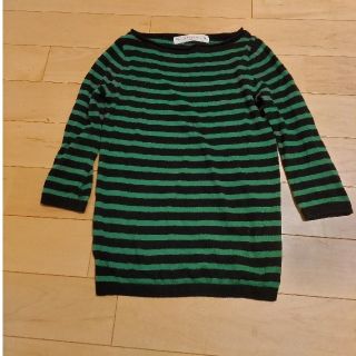 ザラ(ZARA)のZARA　ボーダー七分袖(Tシャツ(長袖/七分))