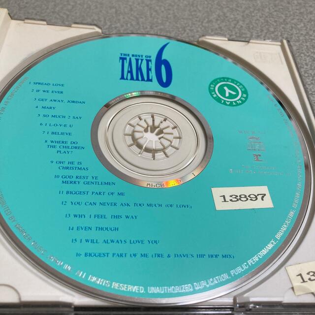 The Best of TAKE6 エンタメ/ホビーのCD(ポップス/ロック(洋楽))の商品写真