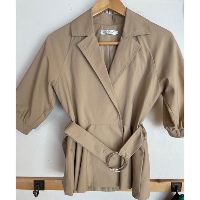 ペプラム　トレンチ レディースのジャケット/アウター(トレンチコート)の商品写真