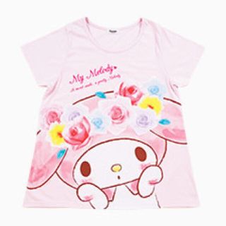 サンリオ(サンリオ)の新品タグ付き♡マイメロ花冠大人様Ｔシャツ♡(Tシャツ(半袖/袖なし))