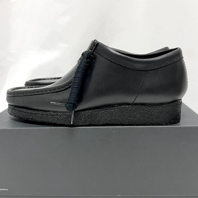 クラークス Wallabee ワラビー レザー Clarks 黒 ロー ブラック