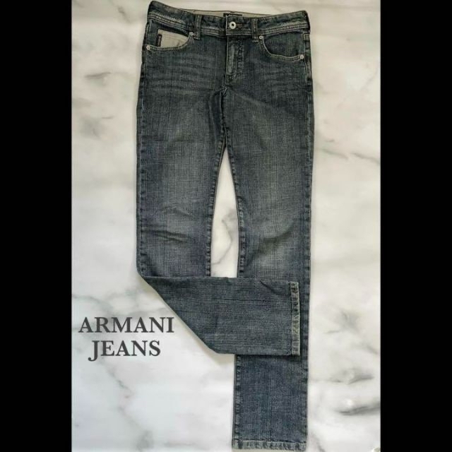 ARMANI JEANS(アルマーニジーンズ)のアルマーニ AJ デニム ジーンズ レディース 26インチ レディースのパンツ(デニム/ジーンズ)の商品写真