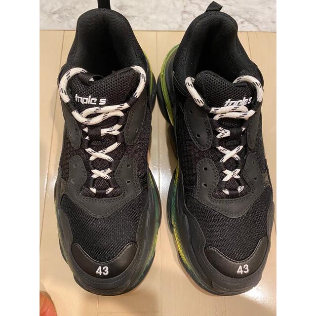 送料無料 バレンシアガ BALENCIAGA トリプルS 付属品 サイズ43 タグ