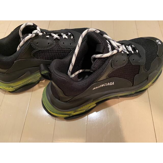 Balenciaga(バレンシアガ)のBalenciaga Triple S 43 ブラック　クリアソール メンズの靴/シューズ(スニーカー)の商品写真