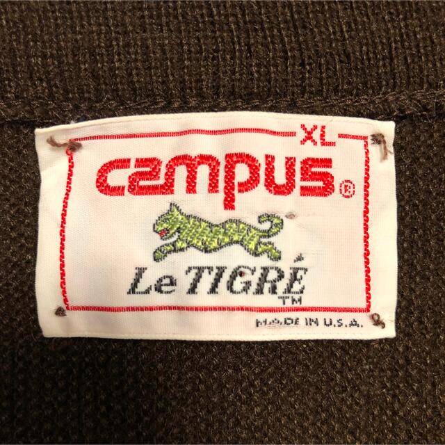 XL CUMPUS Le TIGER キャンパス ウール ニット セーター メンズのトップス(ニット/セーター)の商品写真