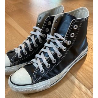 コンバース(CONVERSE)の【ブラックレザー】コンバース　オールスター・ハイカット(スニーカー)