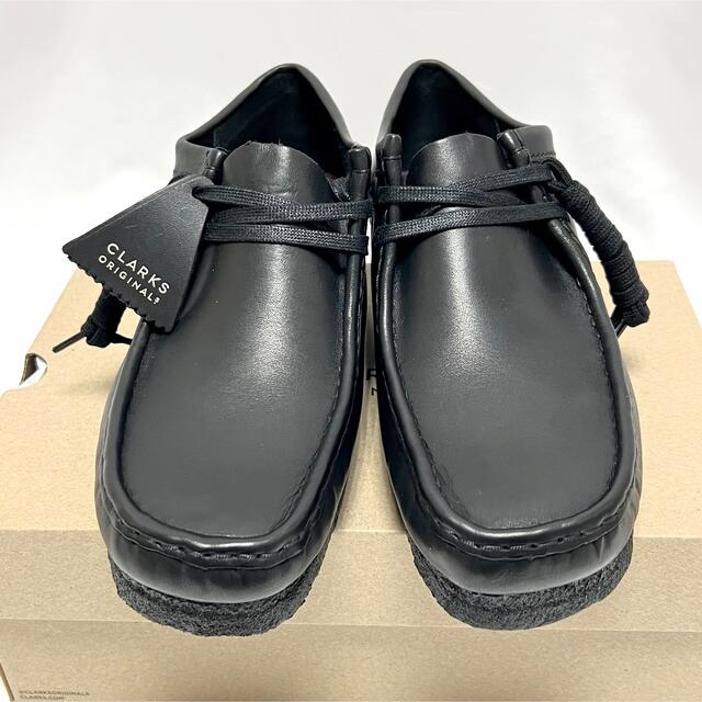 クラークス Wallabee ワラビー レザー Clarks 黒 ロー ブラック | www