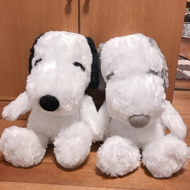 SNOOPY(スヌーピー)の【美品 2点セット】ふわふわ スヌーピー ぬいぐるみ エンタメ/ホビーのおもちゃ/ぬいぐるみ(ぬいぐるみ)の商品写真