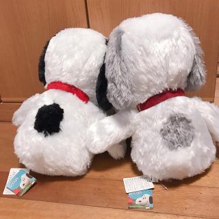 スヌーピー(SNOOPY)の【美品 2点セット】ふわふわ スヌーピー ぬいぐるみ(ぬいぐるみ)