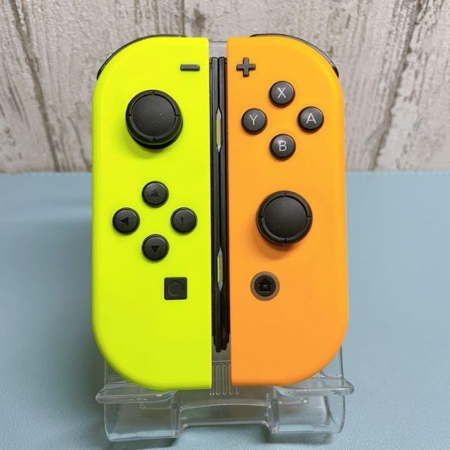 美品 レアカラー オレンジ イエロー Switch 左右セット ジョイコン