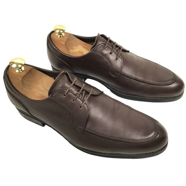 asicsアシックスRunwalkランウォークUチップトゥシューズ241/2茶
