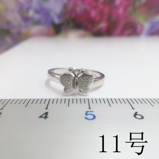 tt11063閉店セール11号リング蝶々モチーフリング レディースのアクセサリー(リング(指輪))の商品写真