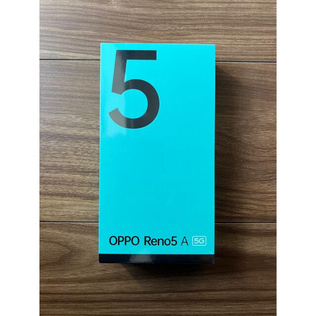 OPPO Reno 5 A  SIMフリー 新品 未開封 アイスブルースマホ/家電/カメラ