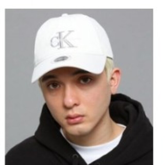 玄関先迄納品 Calvin Klein - カルバンクライン　CK　帽子　キャップ　ダブルエンブロイダリーキャップ キャップ
