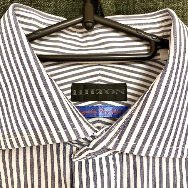 青山(アオヤマ)の【値下げ】ロンドンストライプシャツ(洋服の青山:HILTON) メンズのトップス(シャツ)の商品写真