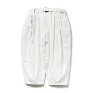 シュプリーム(Supreme)のTIGHITBOOTH denim cropped pants  white L(デニム/ジーンズ)