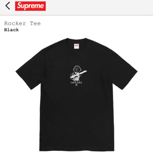 supreme Rocker Tee Mサイズ ブラック