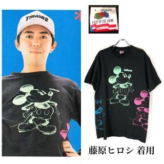 Disney - 藤原ヒロシ 90s Disney ミッキー Tシャツ カリフォルニア USA