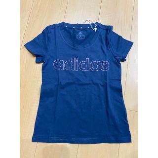 アディダス(adidas)のadidas キッズTシャツ　130  ネイビー(Tシャツ/カットソー)