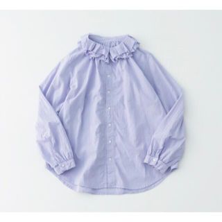 ネストローブ(nest Robe)のnest Robe / コットンリネン ブロードラッフルカラーブラウス(シャツ/ブラウス(長袖/七分))