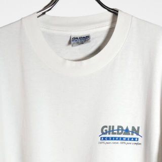 激レア GILDAN ギルダン ロゴ Tシャツ 企業 BLOCKUM(Tシャツ/カットソー(半袖/袖なし))