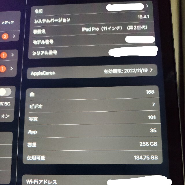 iPad - 荒北  iPad Pro 11インチ 第2世代 WiFi 256GB