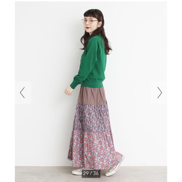 CHILD WOMAN(チャイルドウーマン)のdot&stripes childwoman クルーカーディガン レディースのトップス(カーディガン)の商品写真