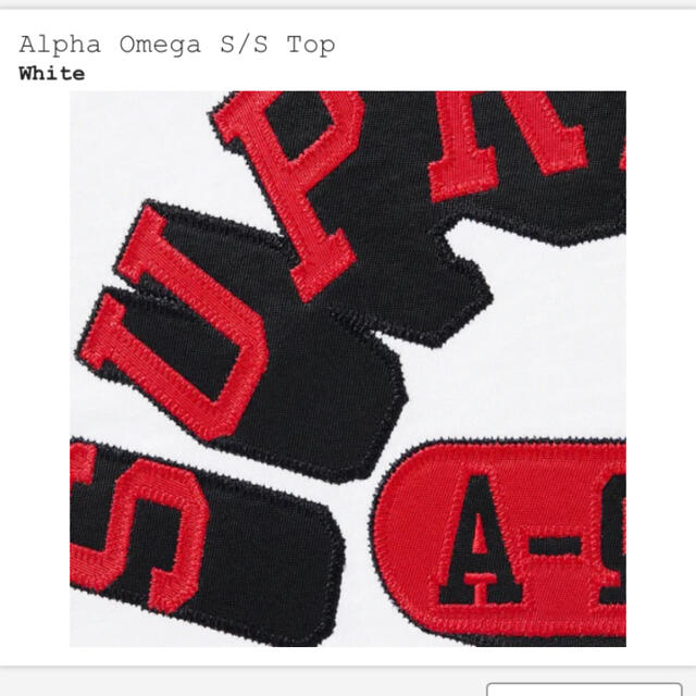 supreme Alpha Omega S/S Top Tシャツ 新品未使用